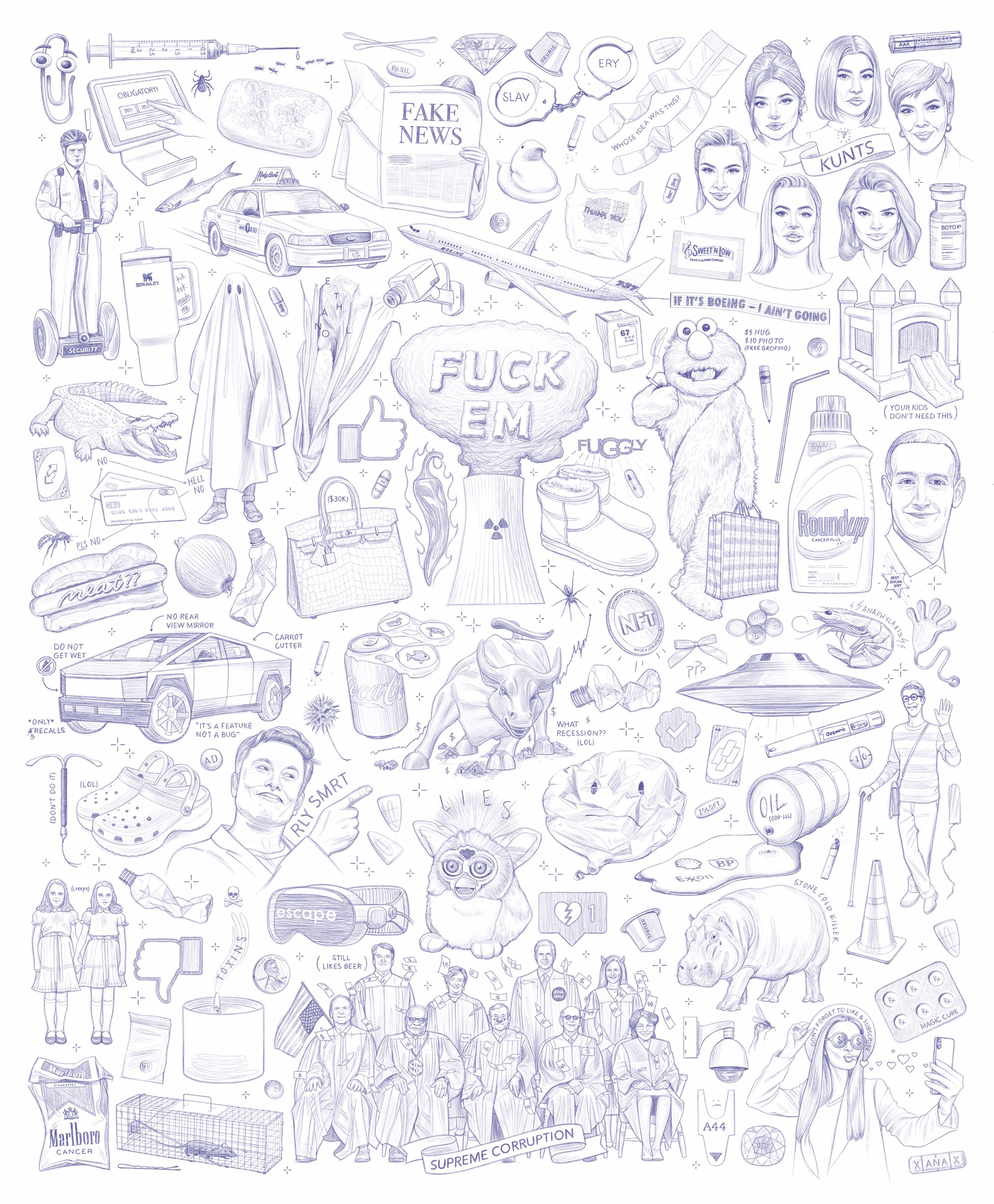 Fuck Em Poster — Dena Cooper | Artist & Designer